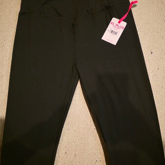 Justice Classic Black Girls Leggings NWT 16/18 Plus - Picture 2 of 5
